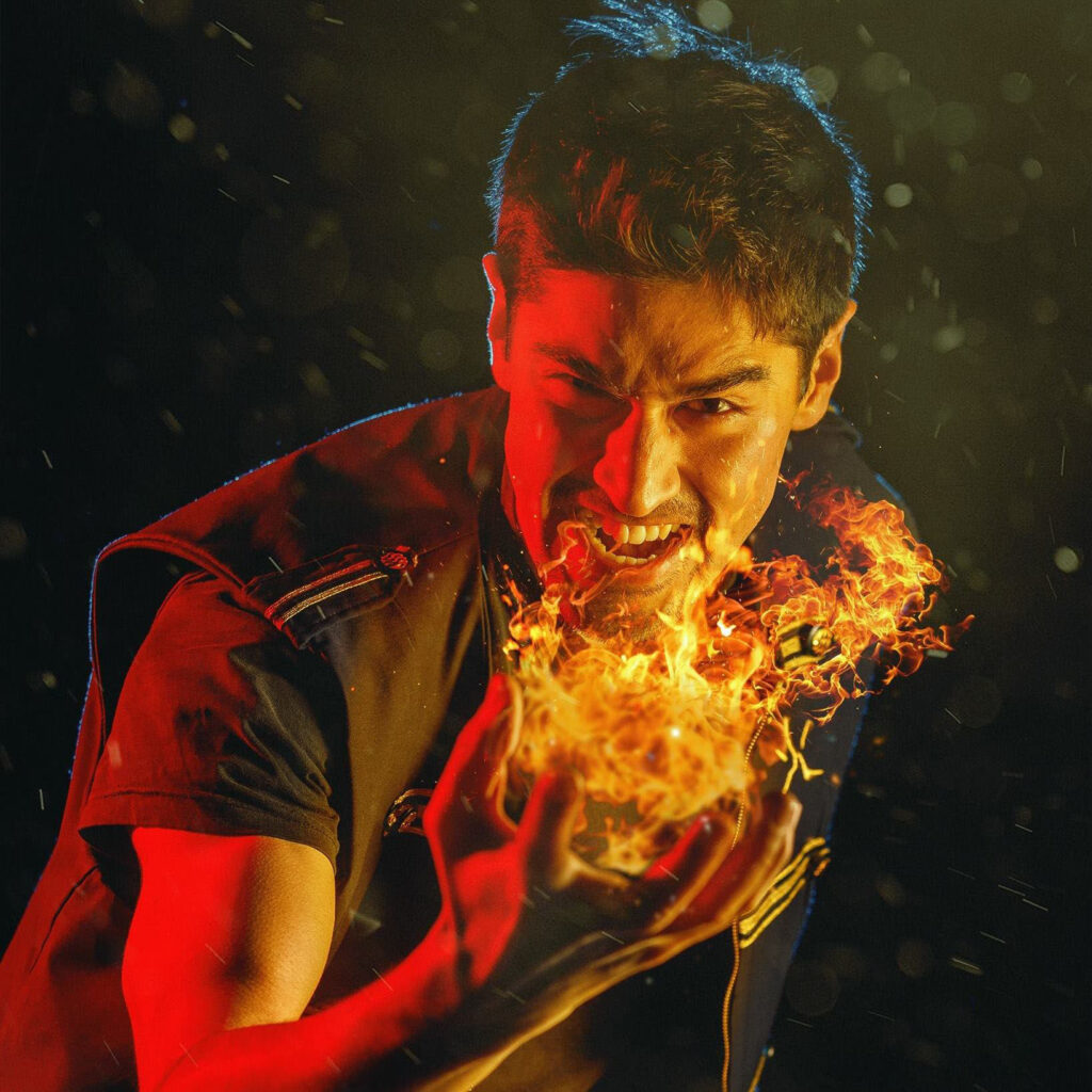 BigBong as Sunny in Akasha Web Series: Fiery Performance